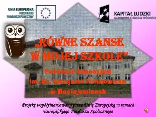 r wne szanse w mojej szkole