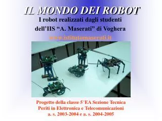 il mondo dei robot