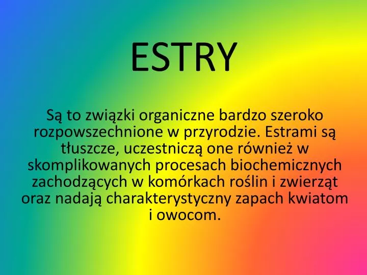 estry