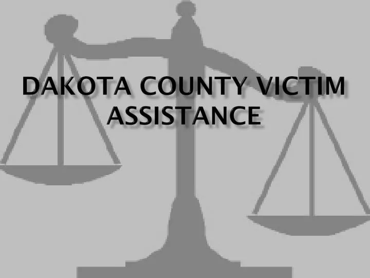 dakota county victim assistance