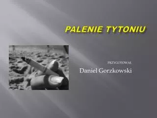 palenie tytoniu