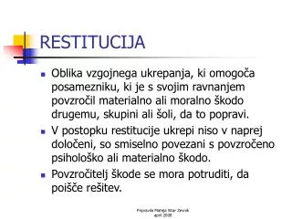 restitucija