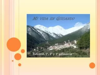 mi vida en guisando