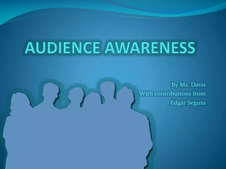 audience awareness