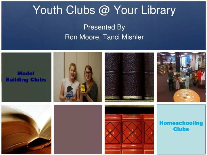 youth clubs @ your library
