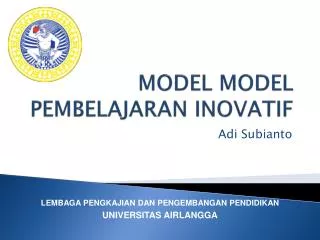 model model pembelajaran inovatif