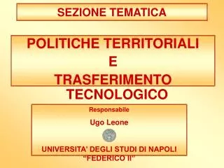 sezione tematica