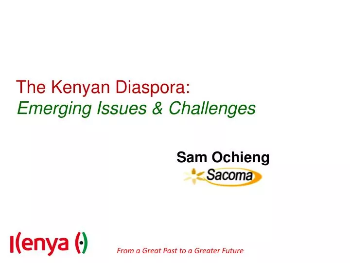 the kenyan diaspora emerging issues challenges