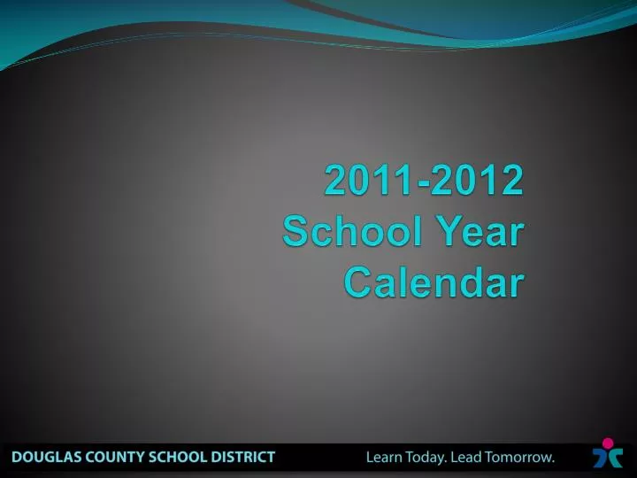 2011 2012 school year calendar
