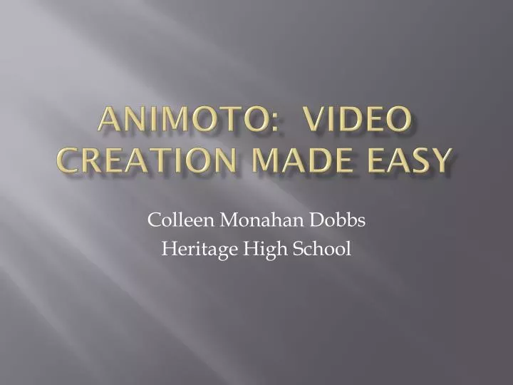 animoto video creation made easy