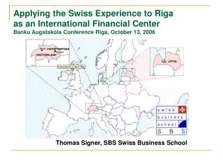 Thomas Signer, SBS Swiss Business School