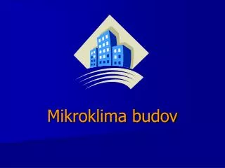 mikroklima budov