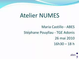 atelier numes