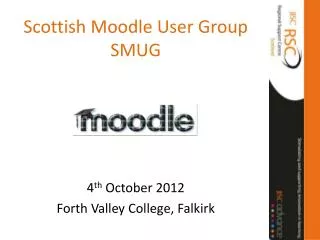 Scottish Moodle User Group SMUG