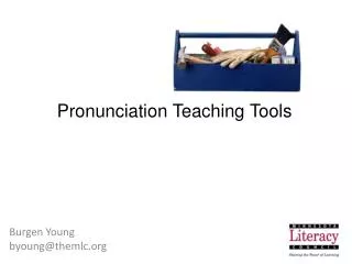 Pronunciation Teaching Tools
