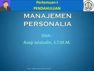 manajemen personalia