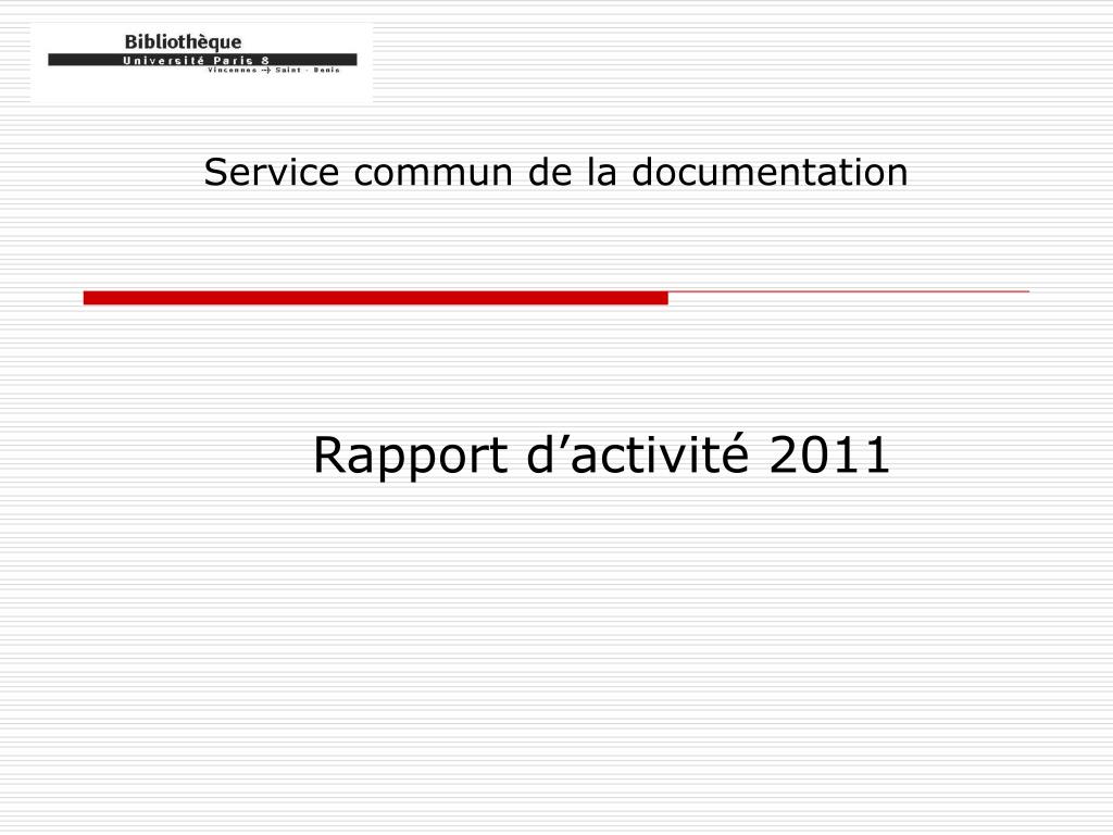 PPT - Service commun de la documentation PowerPoint Presentation, free ...