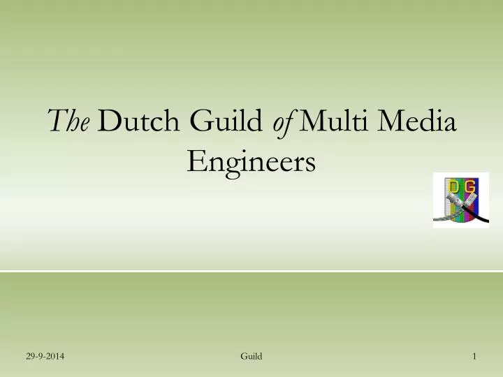 the dutch guild of multi media engineers