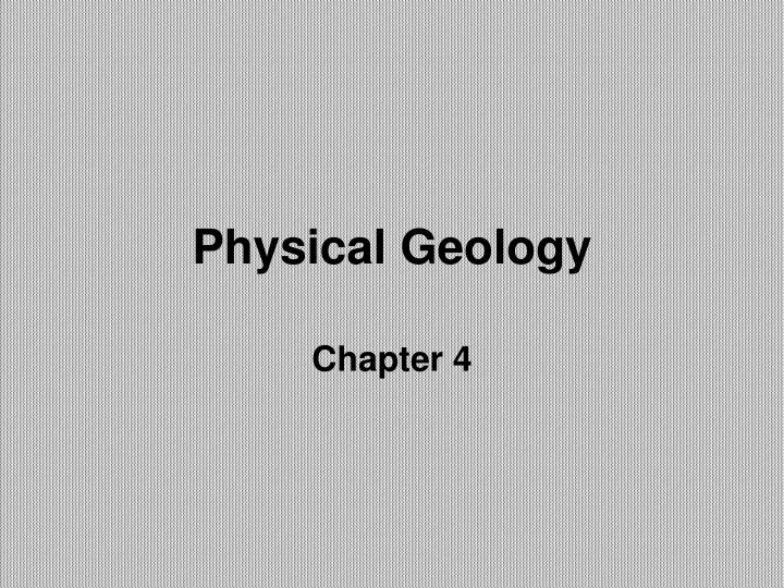 physical geology