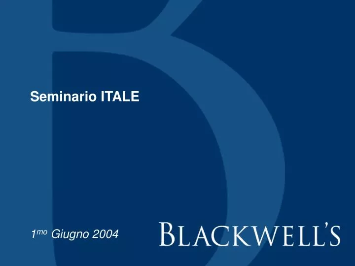 seminario itale