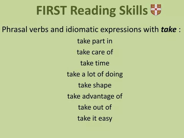 first reading skills