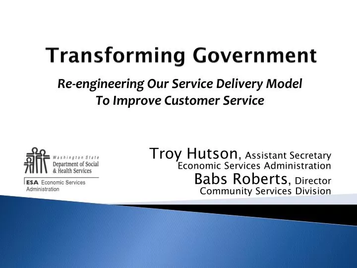 transforming government
