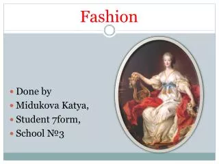 fashion