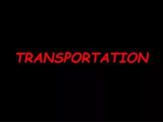 transportation