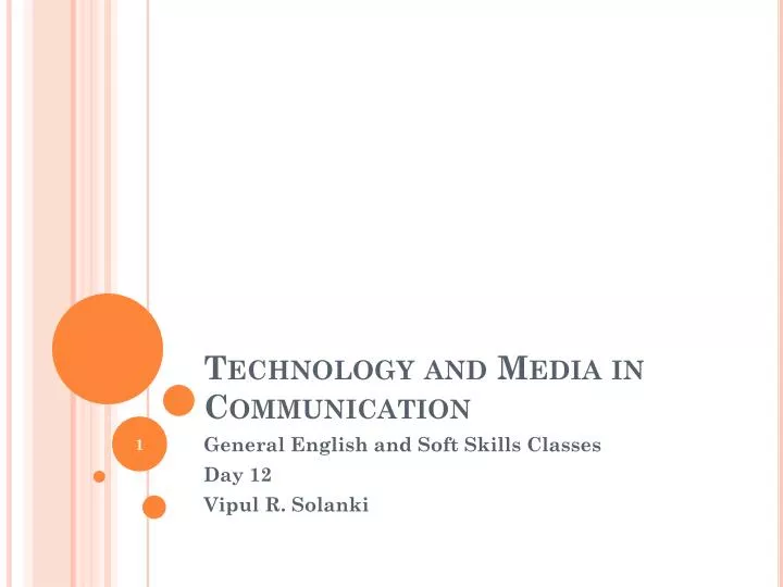 technology and media in communication