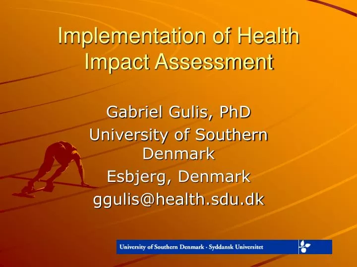 implementation of health impact assessment