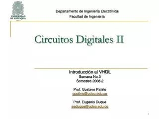 circuitos digitales ii