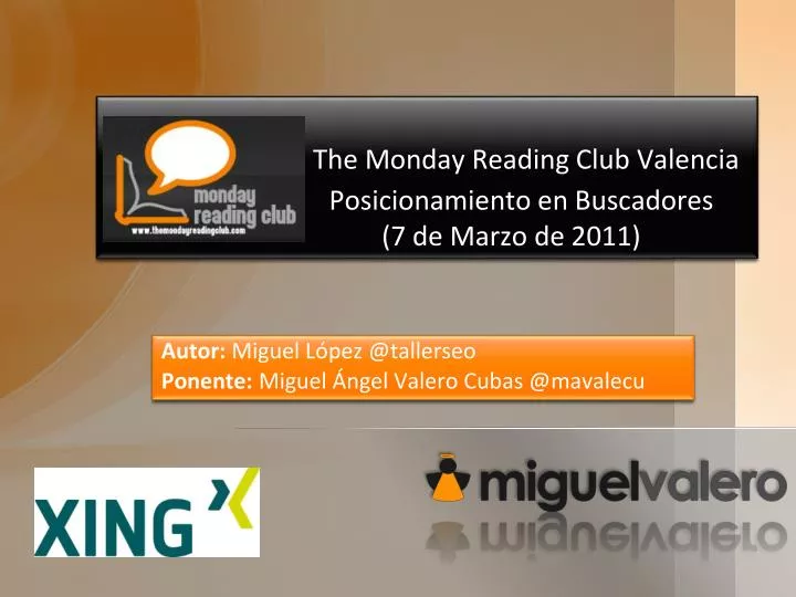 the monday reading club valencia posicionamiento en buscadores 7 de marzo de 2011