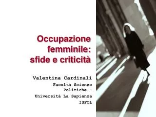 occupazione femminile sfide e criticit