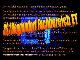 wer wird profi