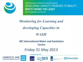 IRC International Water and Sanitation Centre