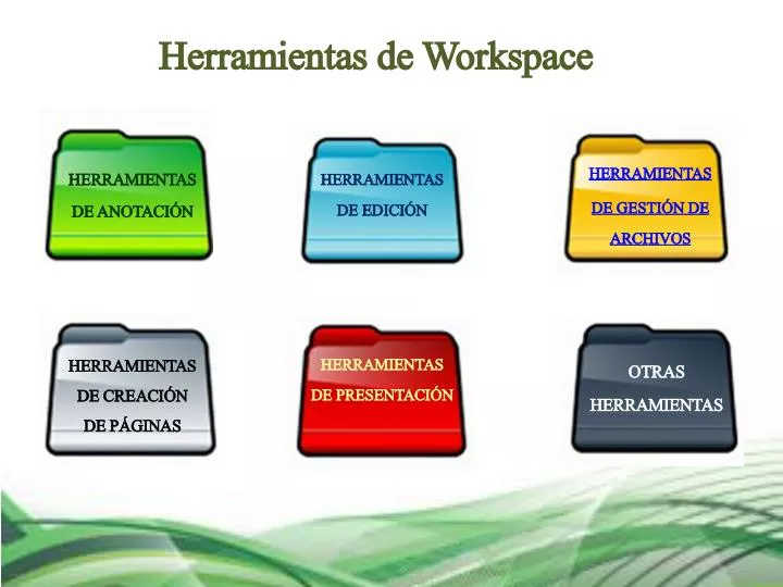 herramientas de workspace