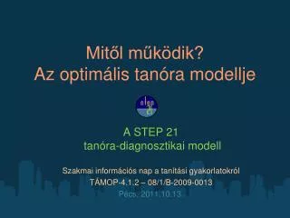 mit l m k dik az optim lis tan ra modellje