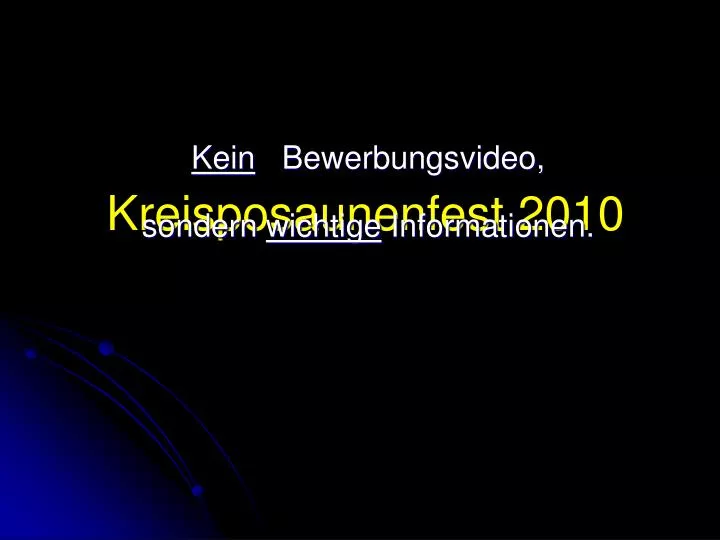 kreisposaunenfest 2010