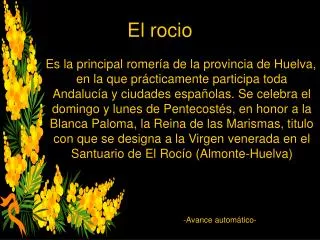 el rocio