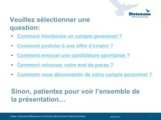 veuillez s lectionner une question