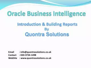 oracle business intelligence