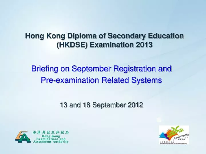 hong kong diploma of secondary education hkdse examination 2013