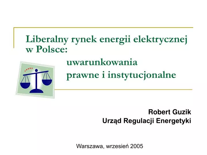 robert guzik urz d regulacji energetyki