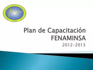plan de capacitaci n fenaminsa
