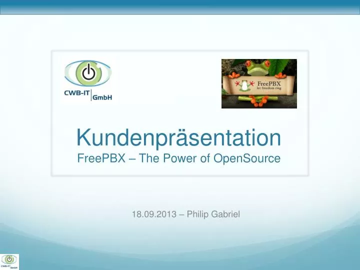 kundenpr sentation freepbx the power of opensource