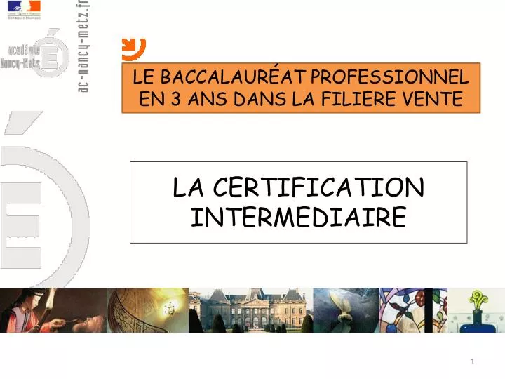 la certification intermediaire