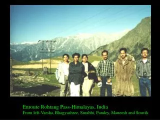 Enroute Rohtang Pass-Himalayas, India