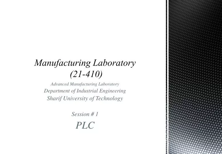 manufacturing laboratory 21 410
