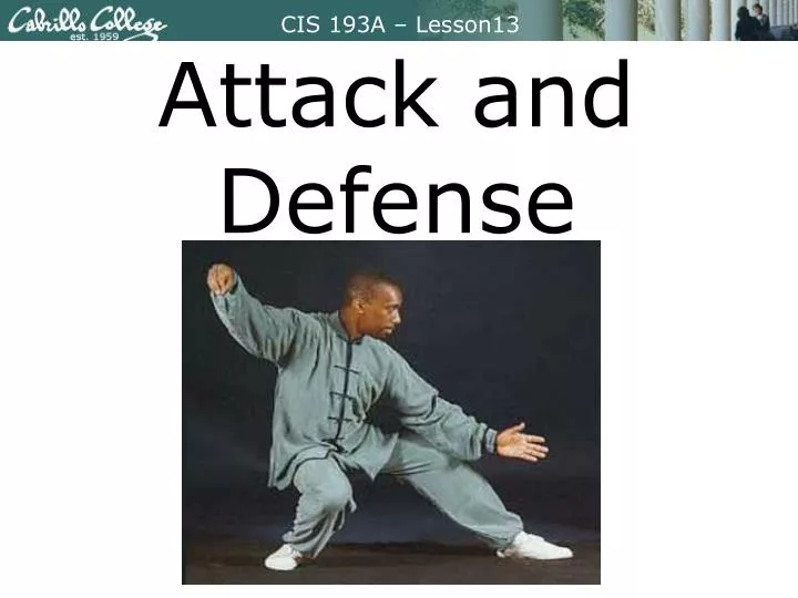 attack and defense