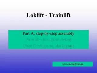 Loklift - Trainlift